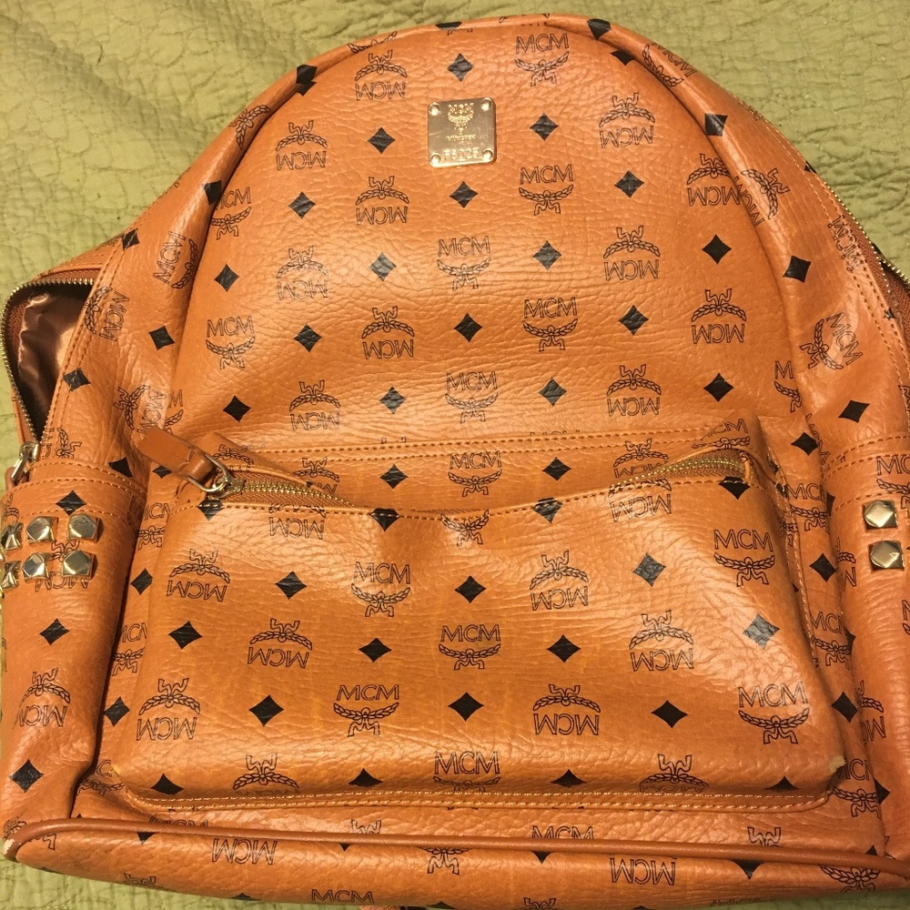 Faux MCM Backpack